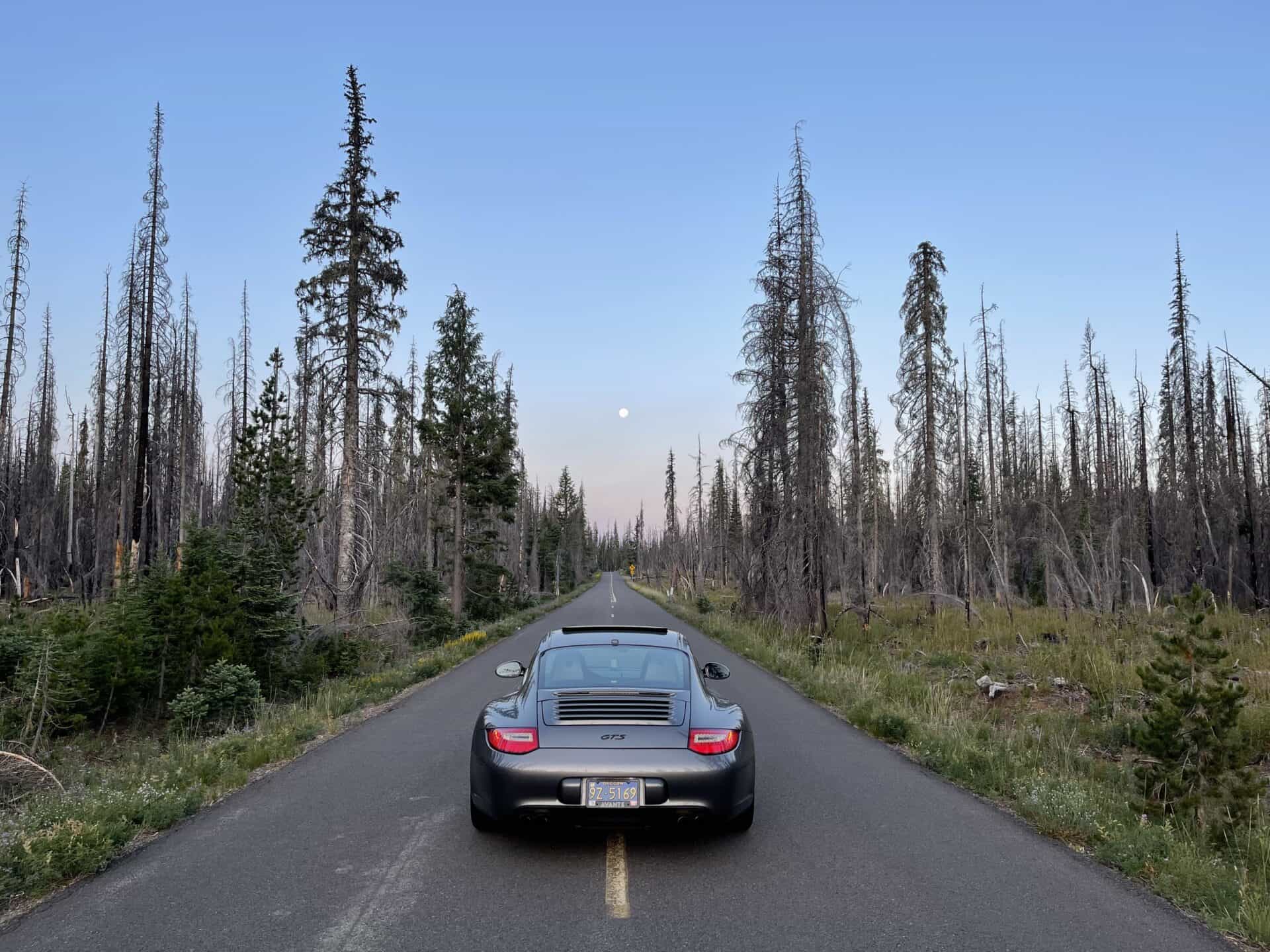 Porsche on Road